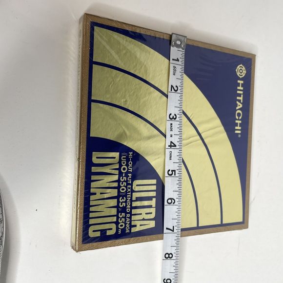 New Hitachi Ultra Dynamic UD0-550, 35 Microns, 550m, Vintage Reel Tape, Sealed - Picture 6 of 8